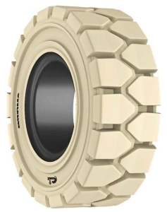 Цельнолитая шина (БЕЛЫЙ суперэластик) для вилочных погрузчиков 21x8-9 (стандарт)
